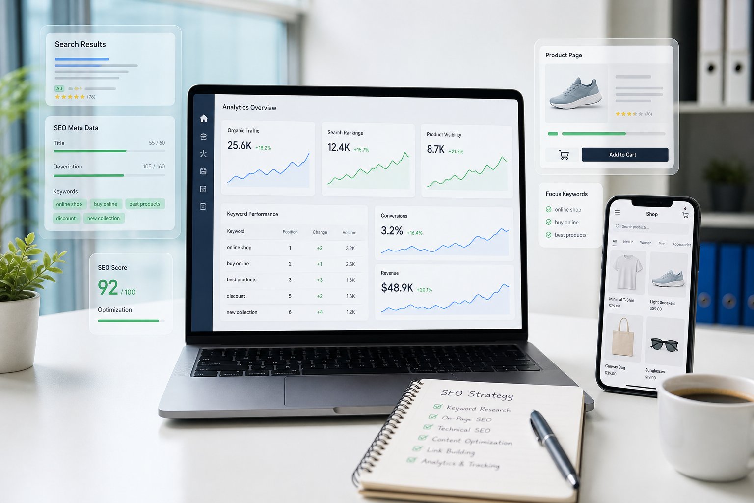 SEO f&uuml;r Online Shops
